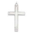 Sterling Silver Laser Designed Cross Pendant