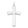 Sterling Silver Laser Designed Cross Pendant