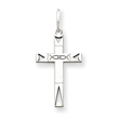 Sterling Silver Laser Designed Cross Charm