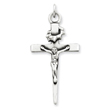 Sterling Silver Antiqued Crucifix Pendant