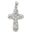 Sterling Silver Cubic Zirconia Cross Pendant