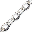 Sterling Silver 10.mm Rolo Bracelet