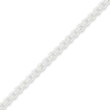 Sterling Silver 3mm Double Link Charm Bracelet