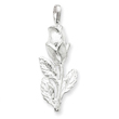 Sterling Silver Rose Bud Pendant