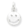 Sterling Silver Smiley Face Charm