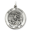 Sterling Silver Large Saint Michael Charm