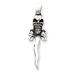 Sterling Silver Skull Pendant