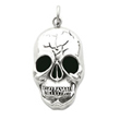 Sterling Silver Skull Head Pendant
