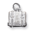Sterling Silver Suitcase Charm