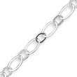 Sterling Silver 7.5inch Fancy Link Bracelet