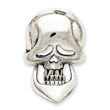 Sterling Silver Movable Skull Pendant
