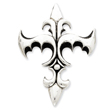 Sterling Silver Antiqued Gothic Pendant