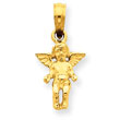 14K Gold Small Guardian Angel Pendant