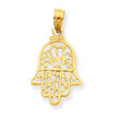 14K Gold Chamseh Pendant