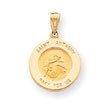 14K Gold Saint Anthony Medal Charm