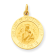 14K Our Lady of Perpetual Help Medal Charm