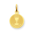 14K Gold Holy Communion Charm