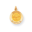14K Gold Holy Spirit Medal Charm