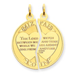 14K Gold Mizpah Break-apart Charm