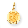 14K Gold Saint Matthew Medal Charm