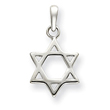 Sterling Silver Antiqued Star of David