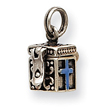 Sterling Silver Enameled Prayer Box Charm