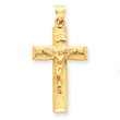 14K Gold Crucifix Charm