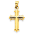 14K Gold Cross Pendant