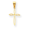 14K Gold Passion Cross Charm