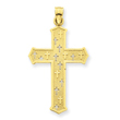 14K Gold Passion Cross Pendant