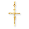 14K Gold INRI Crucifix Pendant