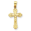 14K Gold Small Crucifix Charm