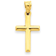 14K Gold Small Cross Pendant