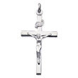 Sterling Silver INRI Crucifix Pendant
