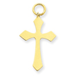 14K Gold Engraveable Cross Charm