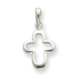 Sterling Silver Outline Cross Pendant