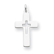 Sterling Silver Cut-out Cross