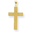 14K Gold Laser Designed Cross