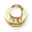 14K Gold Diamond Pendant