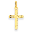 14K Gold Small Cross Charm