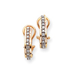 14K Gold Diamond Earring