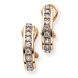 14K Gold Diamond Earring