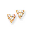 14K Gold Diamond Earring