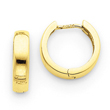 14K Gold Hinged Hoop Earrings
