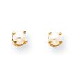 14K Gold June Cultured Pearl Post Earrings