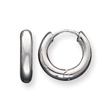 Sterling Silver Polished Hoop Earrings