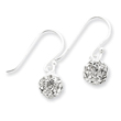 Sterling Silver With Swarovski Crystal Earrings