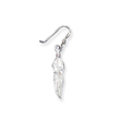 Sterling Silver Feather Earrings