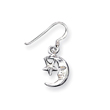 Sterling Silver Moon & Star Earrings