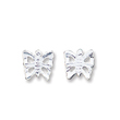 Sterling Silver Butterfly Mini Earrings